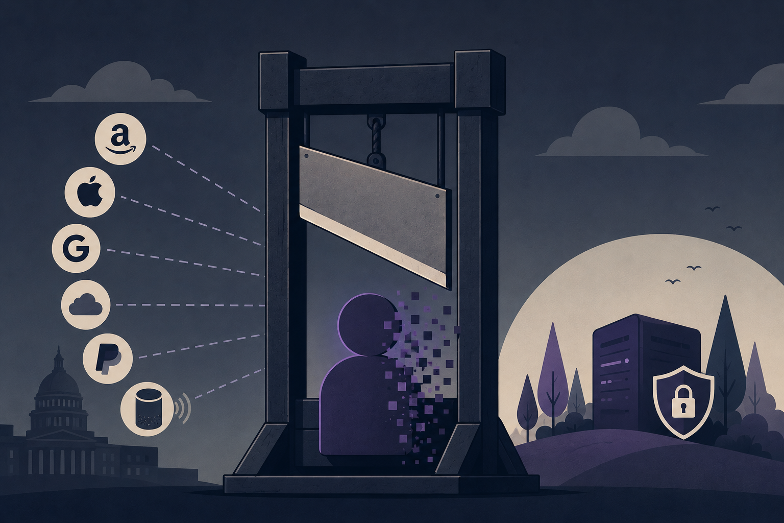 The Digital Guillotine: A Wake-Up Call for Your Data