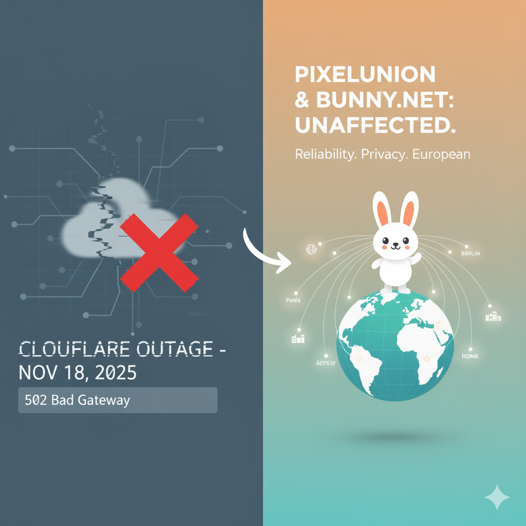 While the Web Waits: Why PixelUnion Remains Online During Today's Cloudflare Outage