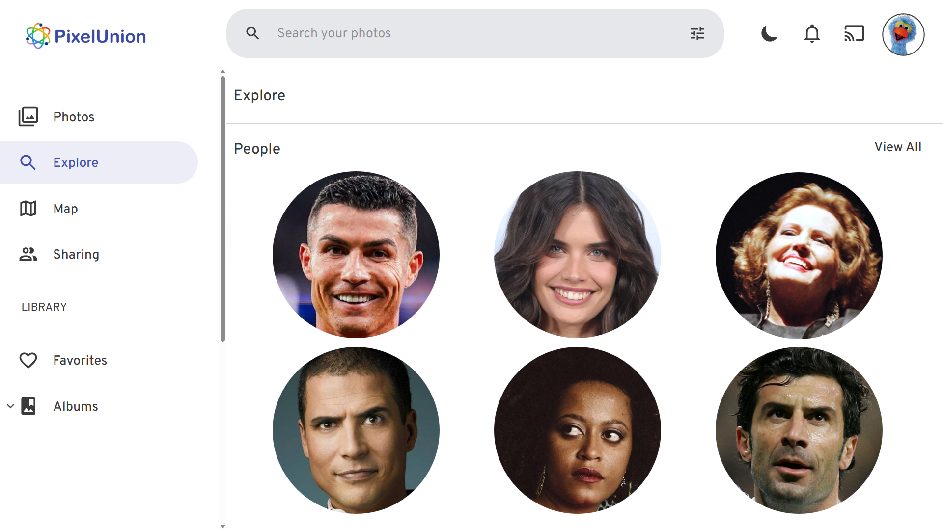 Reconhecimento facial de primeira classe